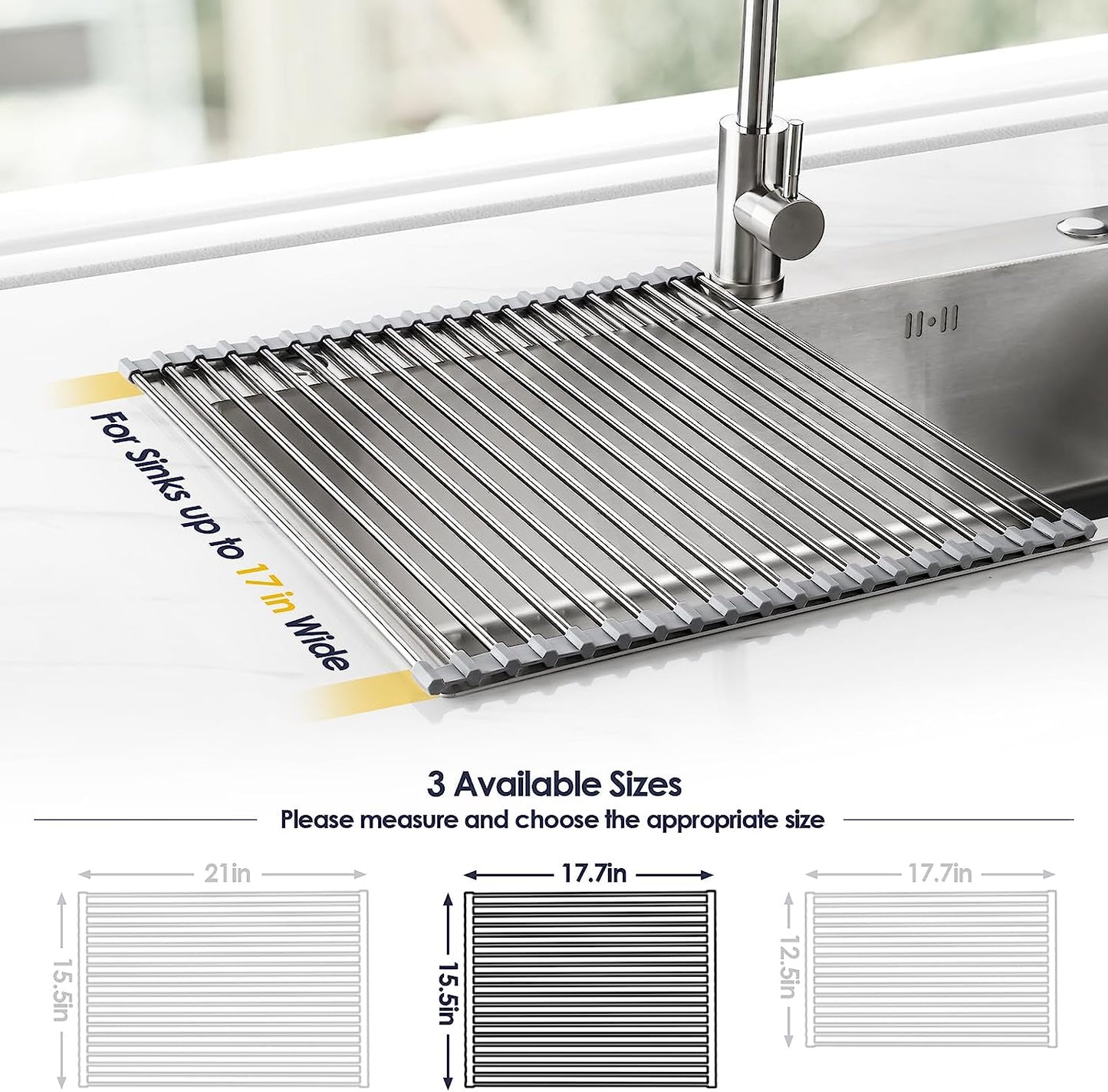 Roll Up Dish Drying Rack