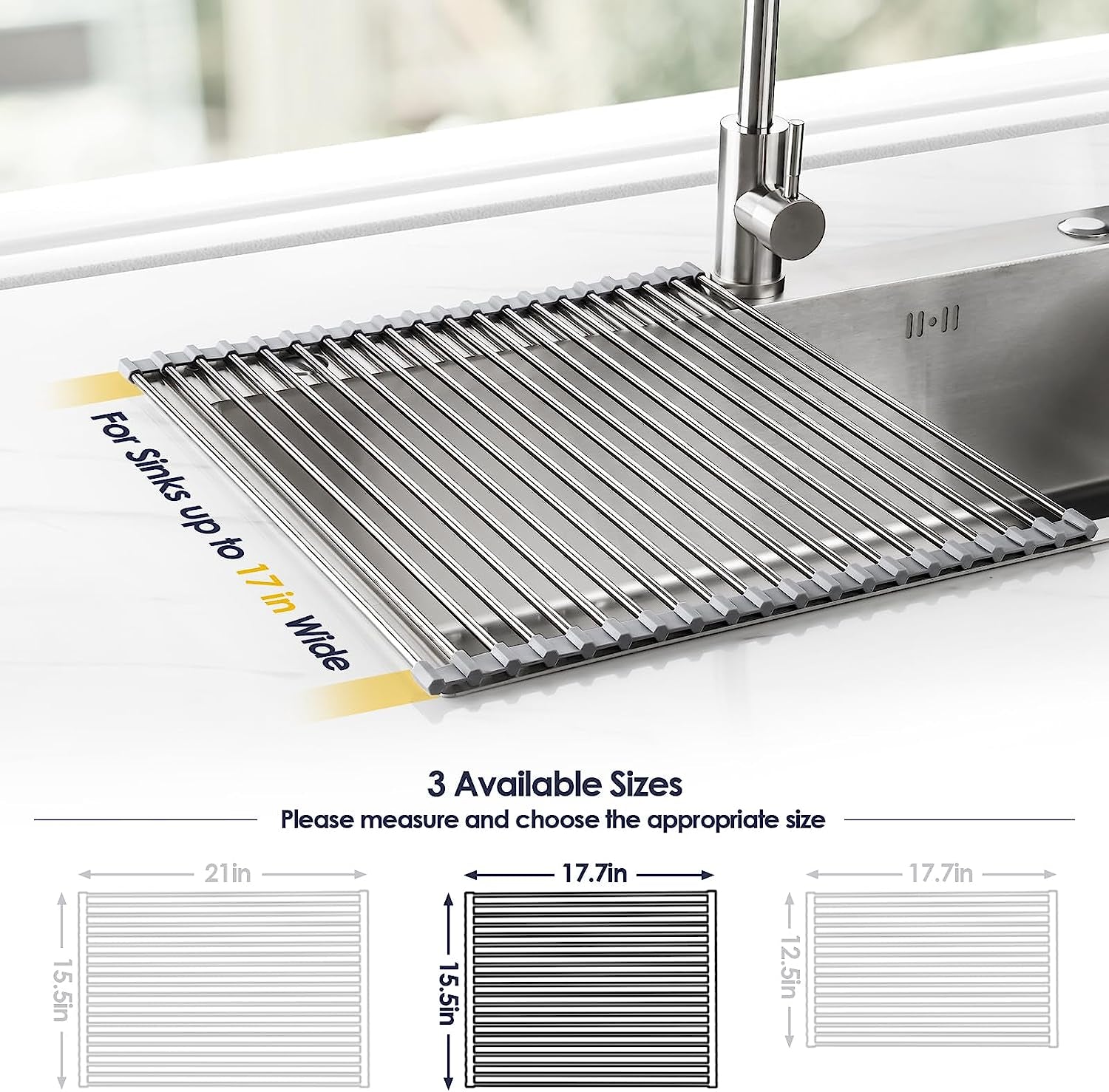 Roll Up Dish Drying Rack