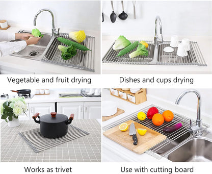 Roll Up Dish Drying Rack