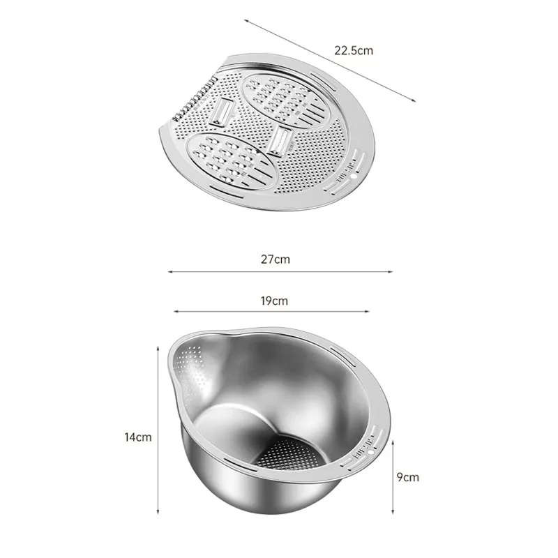 2-in-1 Wash And Cut Drain Bowl