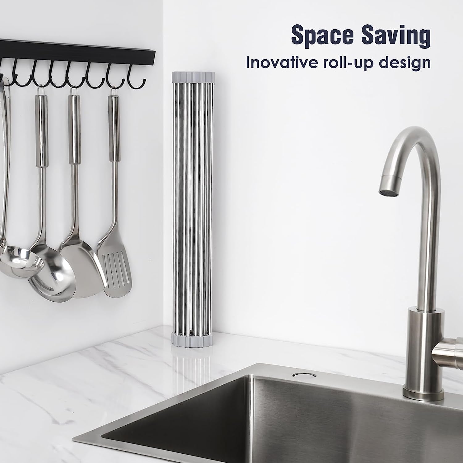 Roll Up Dish Drying Rack