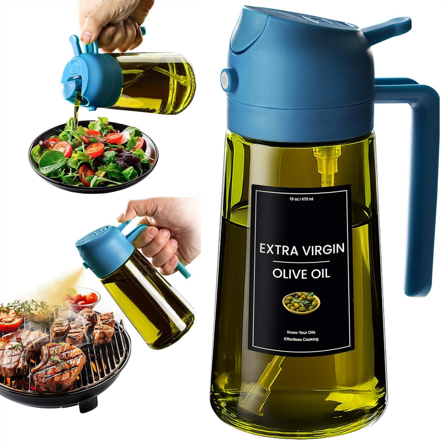 2 In 1 Oil Dispenser And Spray
