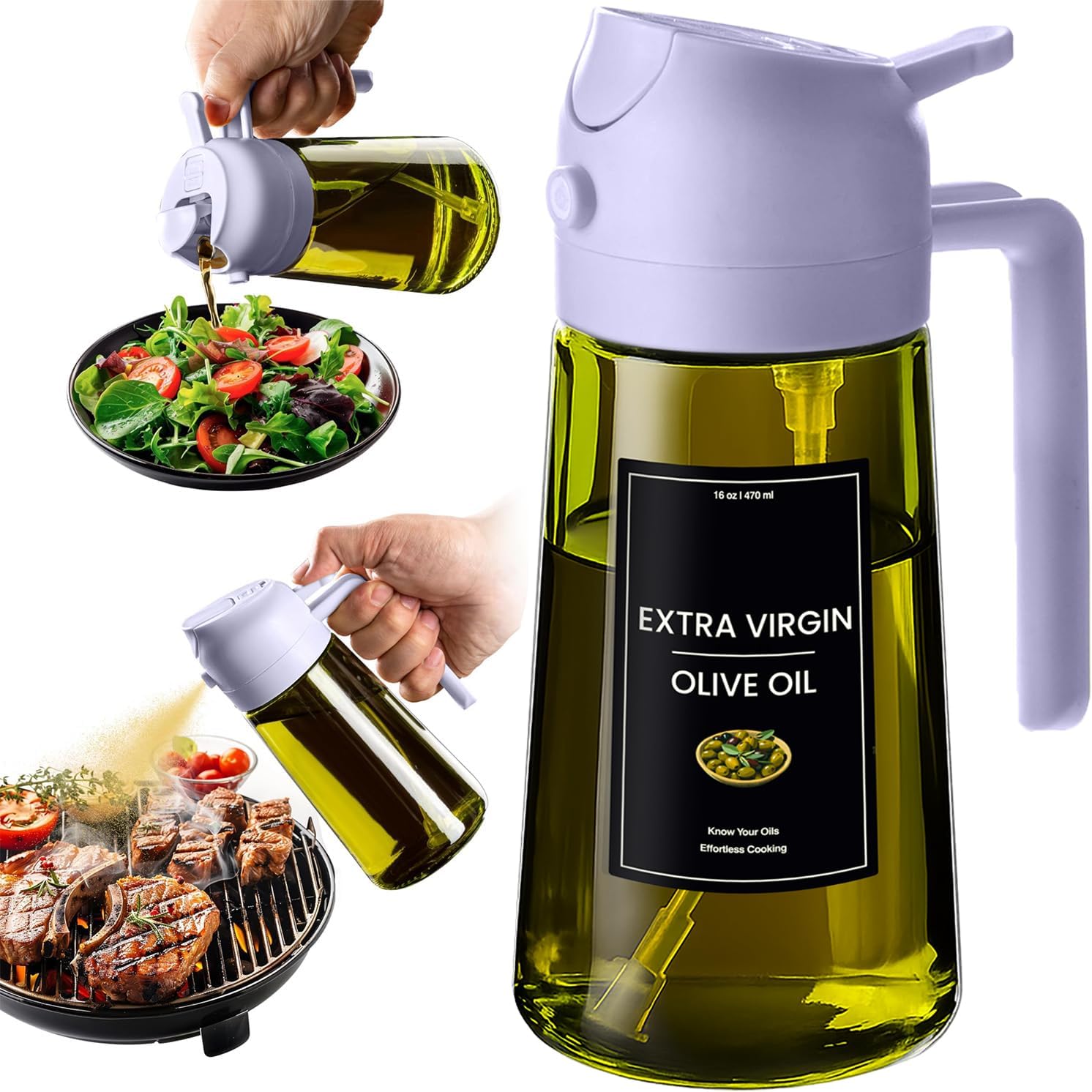 2 In 1 Oil Dispenser And Spray