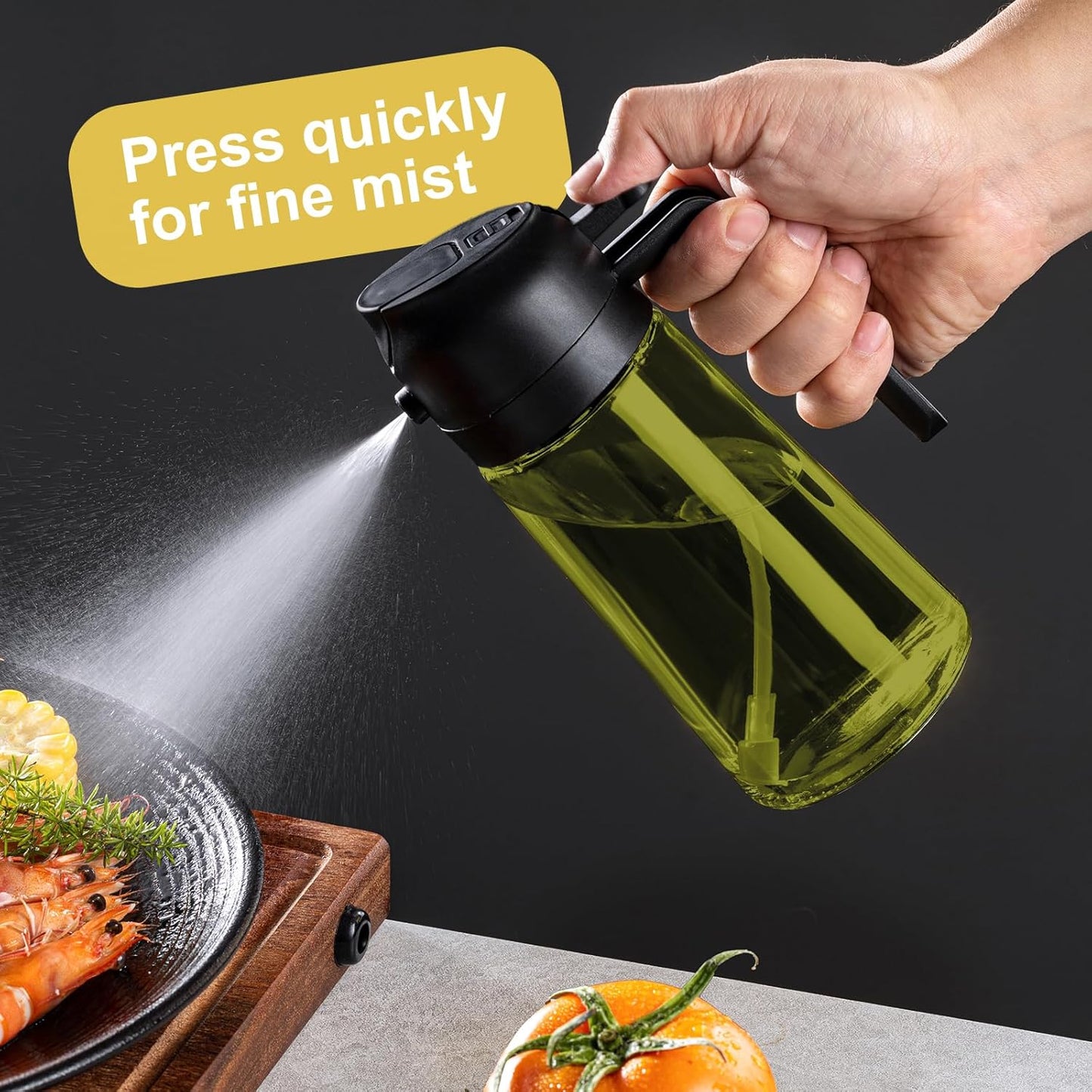 2 In 1 Oil Dispenser And Spray