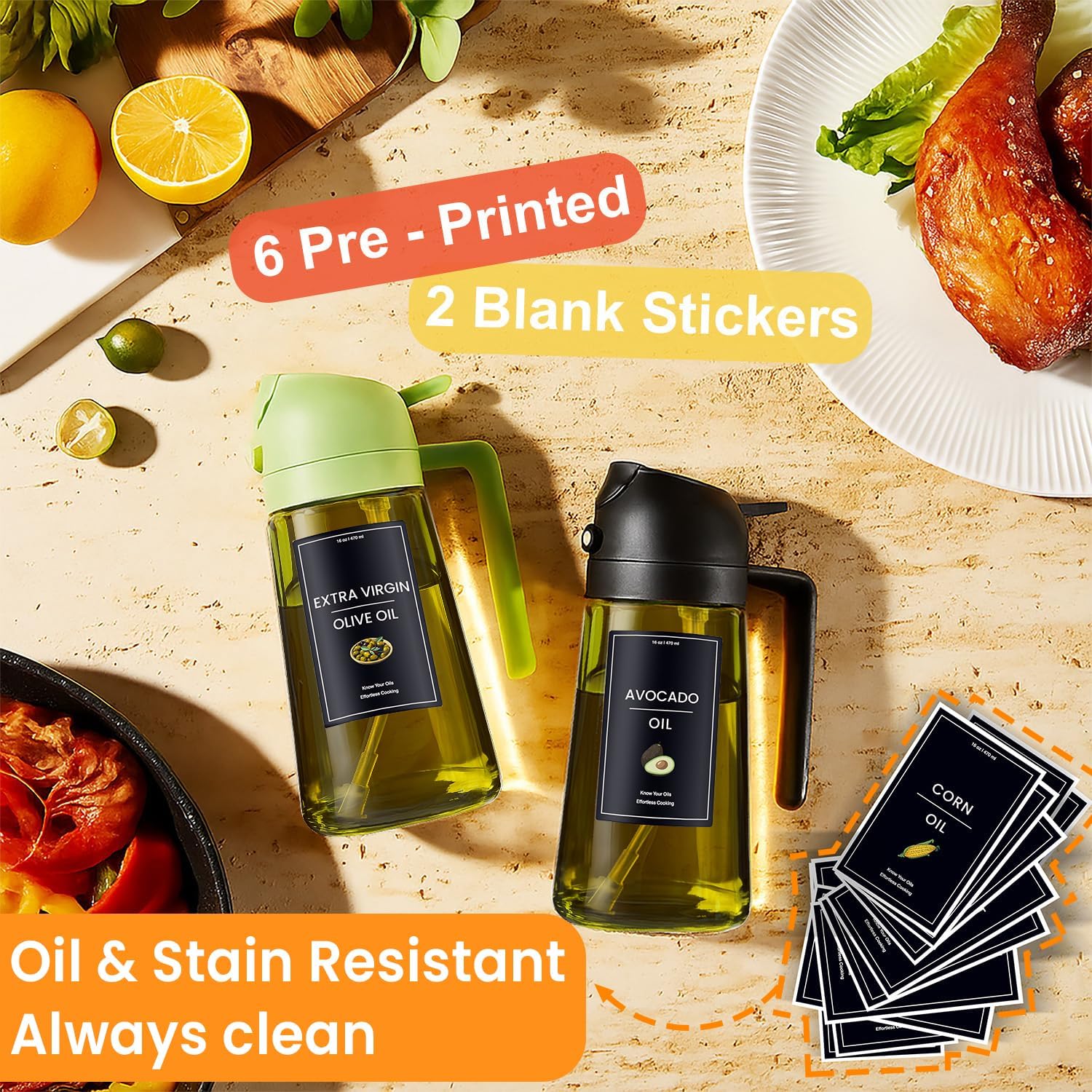 2 In 1 Oil Dispenser And Spray